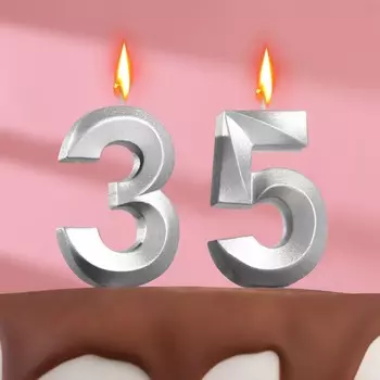 Свеча в торт юбилейная