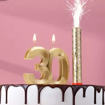 Свеча в торт юбилейная