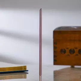 Свечи восковые одночасовые, 5 шт, 0,5×15 см, цвет чёрный в серебре