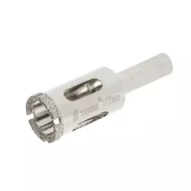 Сверло алмазное по стеклу и керамике тундра, трехгранный хвостовик, 2065 мм