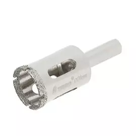 Сверло алмазное по стеклу и керамике тундра, трехгранный хвостовик, 2465 мм