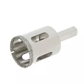 Сверло алмазное по стеклу и керамике тундра, трехгранный хвостовик, 2865 мм