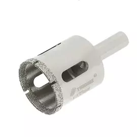 Сверло алмазное по стеклу и керамике тундра, трехгранный хвостовик, 3265 мм