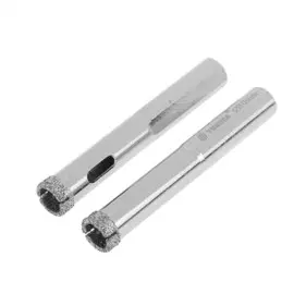 Сверло алмазное по стеклу и керамике тундра, трехгранный хвостовик, 1065 мм, 2 шт.