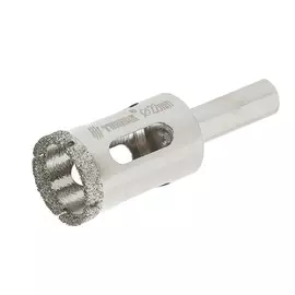 Сверло алмазное по стеклу и керамике тундра, трехгранный хвостовик, 2265 мм