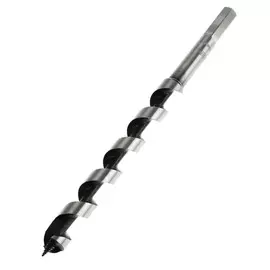Сверло по дереву шнековое тундра, шестигранный хвостовик, 16230 мм