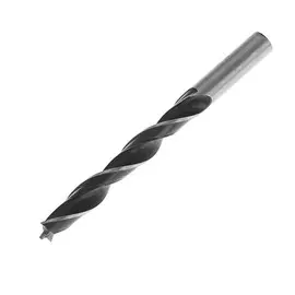 Сверло по дереву tundra, цилиндрический хвостовик, 12 х 130 мм, 5 шт.