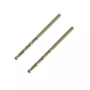Сверло по металлу тундра, hss-co (5% кобальта), цилиндрический хвост., 3.5 мм, 2 шт.
