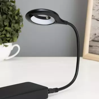 Светильник 16234/1bk 10хled 1.5 вт черный 6.237 см risalux