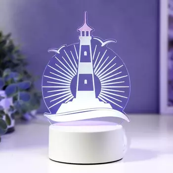 Светильник 3d ночник risalux