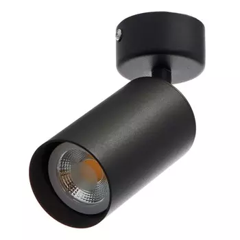 Светильник 671518/1 gu10 40 вт черный 6615 см