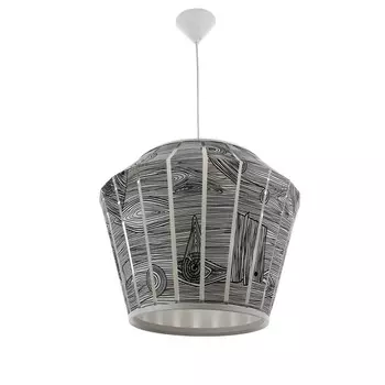 Светильник bayerlux 1673/1wt e27 40 вт бело-черный 484836-136 см