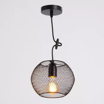 Светильник bayerlux 1961/1 e27 40вт черный 18х18х15-115 см