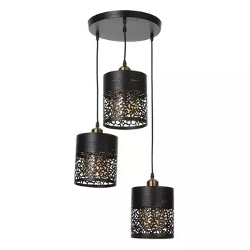 Светильник bayerlux 2747/3 e27 40вт черный 39x39x24-108 см