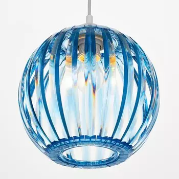 Светильник bayerlux 3330/1, 1хе27 15вт, синий 21х24+60 см