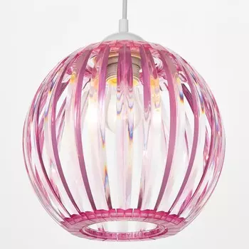 Светильник bayerlux 3330/1, 1хе27 15вт, розовый 21х24+60 см
