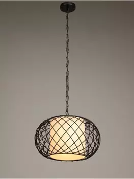 Светильник потолочный bayerlux lotte, 140 вт, е27, черный, 363626+80 см