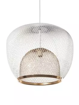 Светильник потолочный bayerlux margarethe, 140 вт, е27, белый/золото, 353536 см