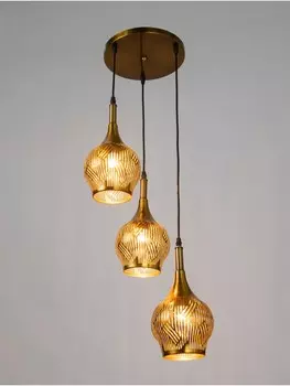 Светильник потолочный bayerlux nicole, 340 вт, е27, медь, 373725 см