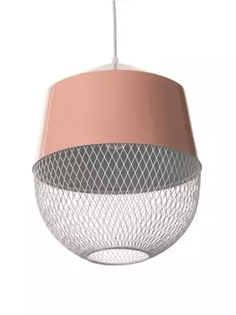 Светильник потолочный bayerlux lisa, 140 вт, е27, светло-розовый, 262632 см