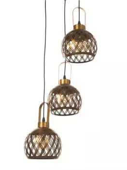 Светильник потолочный bayerlux paula, 340 вт, е27, медь, 414125 см