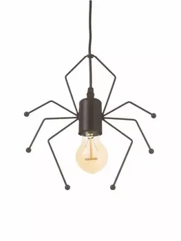 Светильник spider 140 вт е27 черный 20208 см