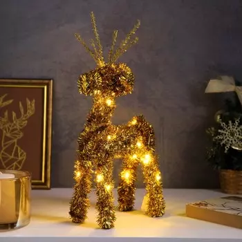 Светодиодная фигура из мишуры