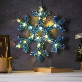 Светодиодная фигура из мишуры