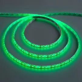 Светодиодная лента 12в, smd3528, 5 м, ip65, 120 led, 9.6 вт/м, 6-7 лм/1 led, dc, зелёный