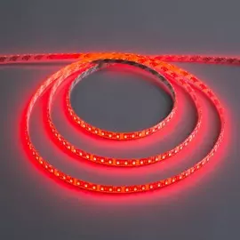 Светодиодная лента 12в, smd3528, 5 м, ip65, 120 led, 9.6 вт/м, 6-7 лм/1led, dc, мама, красный