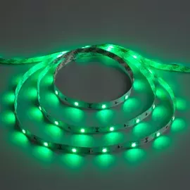 Светодиодная лента 12в, smd5050, 5 м, ip33, 30 led, 7.2 вт/м, 14-16 лм/1 led, dc, зелёный