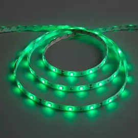 Светодиодная лента 12в, smd5050, 5 м, ip65, 30 led, 7.2 вт/м, 14-16 лм/1 led, dc, зелёный