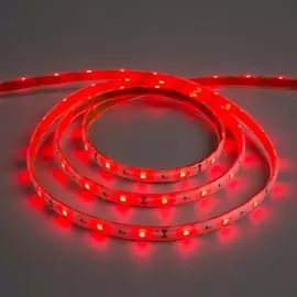 Светодиодная лента 12в, smd5050, 5 м, ip68, 30 led, 7.2 вт/м, 14-16 лм/1 led, dc, красный