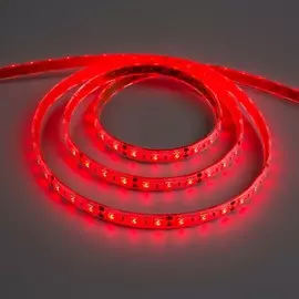 Светодиодная лента 12в, smd5050, 5 м, ip68, 60 led, 14.4 вт/м, 14-16 лм/1 led, dc, красный