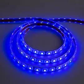 Светодиодная лента 12в, smd5050, 5 м, ip68, 60 led, 14.4 вт/м, 14-16 лм/1 led, dc, синий