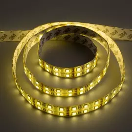 Светодиодная лента 12в, smd5050, 5м, ip65, 120led, 28.8вт/м, 10-12 лм/1 led, dc, тёплый белый