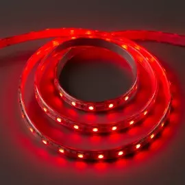 Светодиодная лента 220в, smd5050, 5 м, ip65, 60 led, 11 вт/м, 16-18 лм/1 led, ac, красный