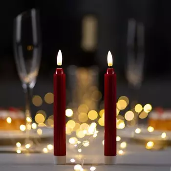 Светодиодная свеча восковая