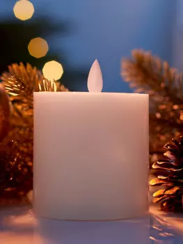 Светодиодная свеча восковая