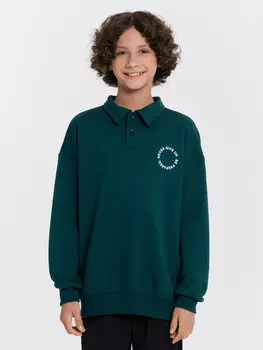 Свитшот для мальчиков зеленый