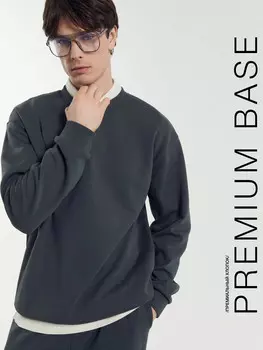 Свитшот мужской в зеленом цвете