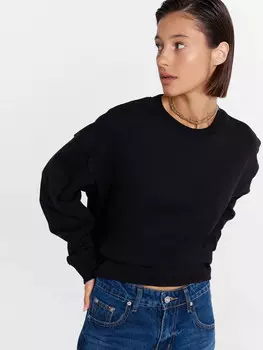 Свитшот женский в черном цвете