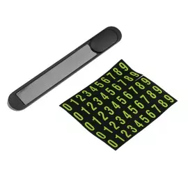 Табличка для номера телефона torso люминесцентные цифры, черный