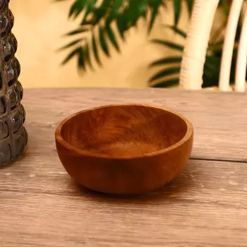 Тарелка, 15156 см, тиковое дерево