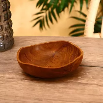 Тарелка, 17154 см, тиковое дерево