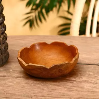 Тарелка, 17175 см, тиковое дерево