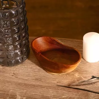 Тарелка, 1787 см, тиковое дерево