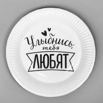 Тарелка бумажная