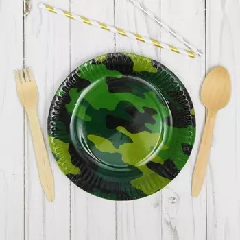 Тарелка бумажная