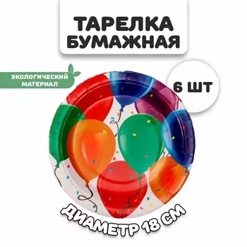 Тарелка бумажная